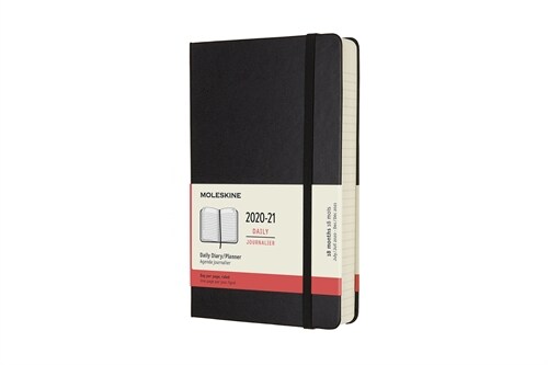 Moleskine 2020-21 Daily Planner, 18m, Large, Black, Hard Cover (5 X 8.25) (Other)