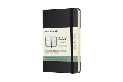Moleskine 2020-21 Weekly Planner, 18m, Pocket, Black, Hard Cover (3 X 5.5) (Other)