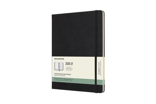 Moleskine 2020-21 Weekly Planner, 18m, Extra Large, Black, Hard Cover (7.5 X 9.75) (Other)