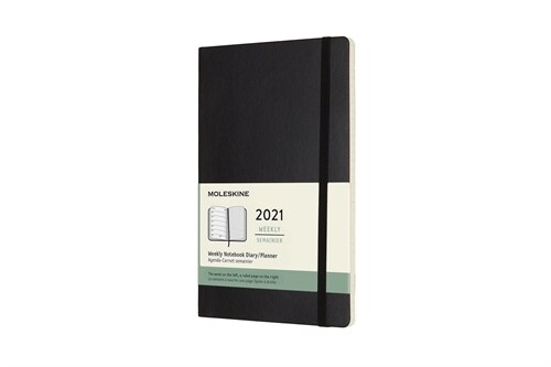 Moleskine 2021 Weekly Planner, 12m, Large, Black, Soft Cover (5 X 8.25) (Other)