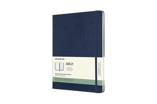 Moleskine 2020-21 Weekly Planner, 18m, Extra Large, Sapphire Blue, Hard Cover (7.5 X 9.75) (Other)