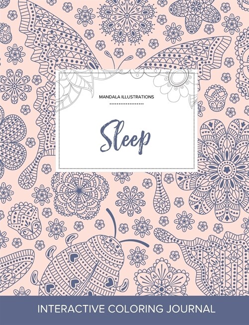 Adult Coloring Journal: Sleep (Mandala Illustrations, Ladybug) (Paperback)