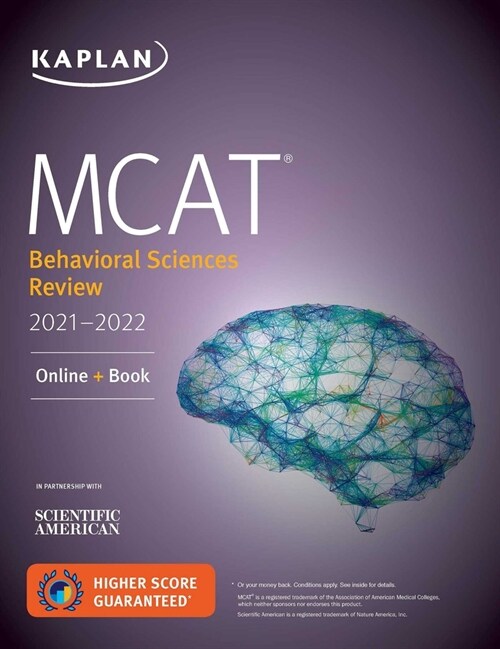 [중고] MCAT Behavioral Sciences Review 2021-2022: Online + Book (Paperback)