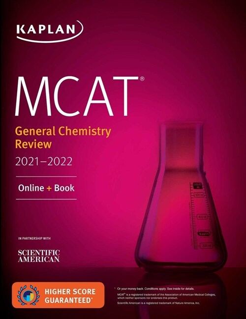 [중고] MCAT General Chemistry Review 2021-2022: Online + Book (Paperback)