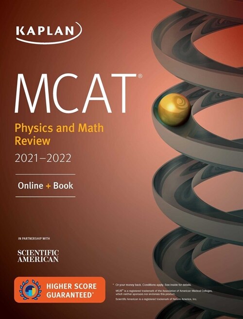 [중고] MCAT Physics and Math Review 2021-2022: Online + Book (Paperback)