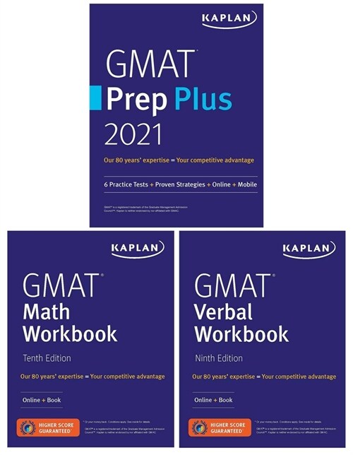 GMAT Complete 2021: 3-Book Set: 6 Practice Tests + Proven Strategies + Online (Paperback)
