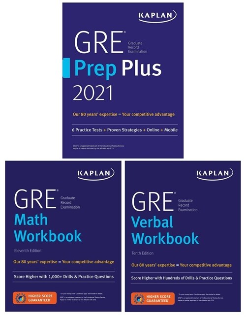 GRE Complete 2021: 3-Book Set: 6 Practice Tests + Proven Strategies + Online (Paperback)