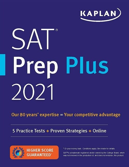 SAT Prep Plus 2021: 5 Practice Tests + Proven Strategies + Online + Video (Paperback)