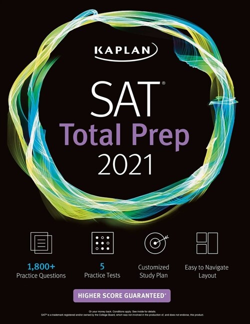 SAT Total Prep 2021: 5 Practice Tests + Proven Strategies + Online + Video (Paperback)