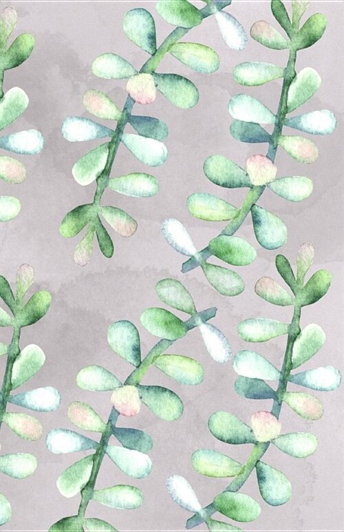 Bullet Journal: Abstract Painting of Succulent Pattern (Paperback)