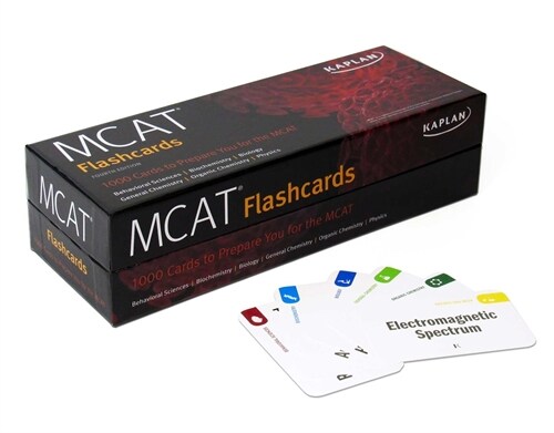 MCAT Flashcards: 1000 Cards to Prepare You for the MCAT (Paperback, 4)
