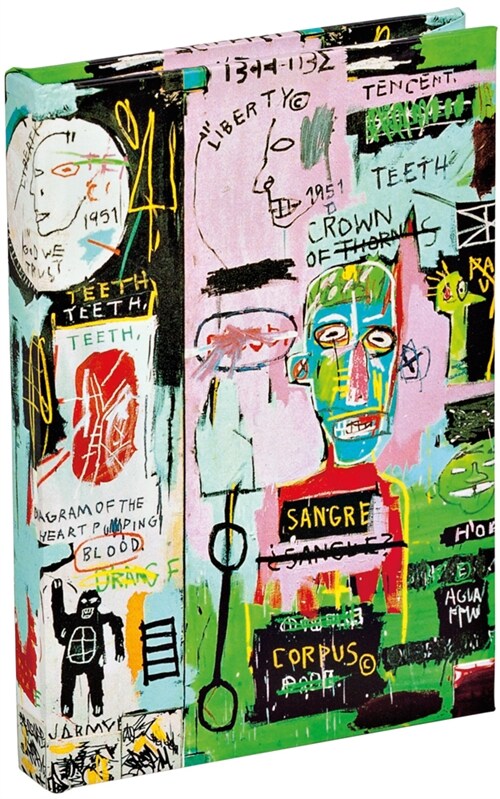 In Italian by Jean-Michel Basquiat Mini Sticky Book (Hardcover)