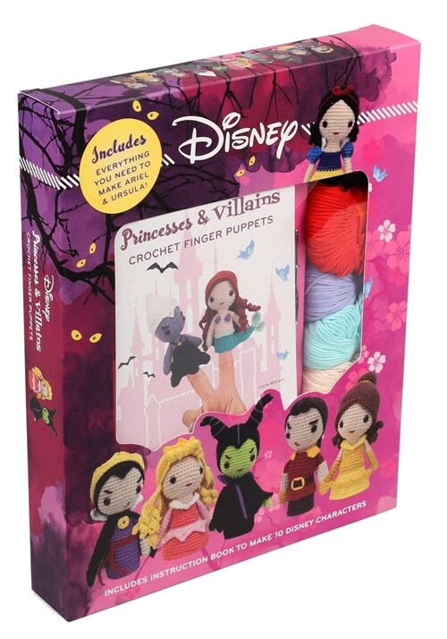Disney Princesses & Villains: Crochet Finger Puppets (Other)