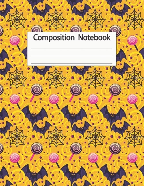 Composition Notebook: Halloween Paper Notebook Journal for Writing and Drawing at Home or School Large (8.5 x 11) 120 Pages (Paperback)