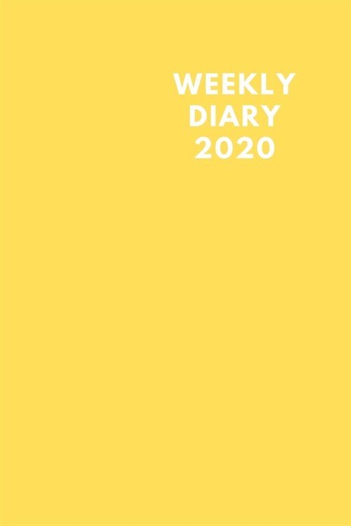 Weekly Diary 2020: 6x9 week to a page planner with notes & to do list each week. Extra notes pages included. Perfect for self-employed, b (Paperback)