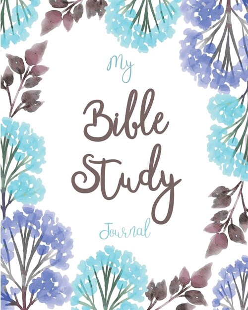 Bible Study Journal: Colorful Floral Scripture Christian Personal Journaling Notebook - Bible Study Workbooks (Paperback)