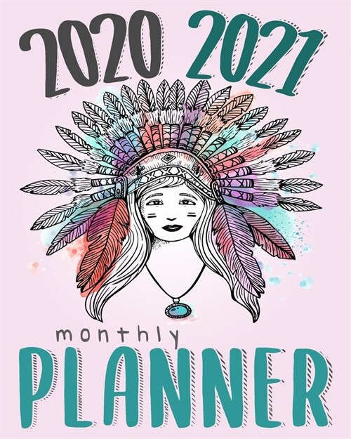 2020-2021 Monthly Planner: Blue Sky 8x10inch 2 Years Monthly Planner Calendar Schedule Organizer From January 1,2020 to December 31,2021 (24 Mont (Paperback)