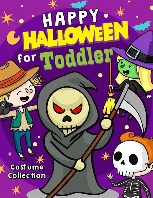 Happy Halloween for Toddler: An Halloween Coloring Book for Kids Age 3-5 Activity Book (Paperback)