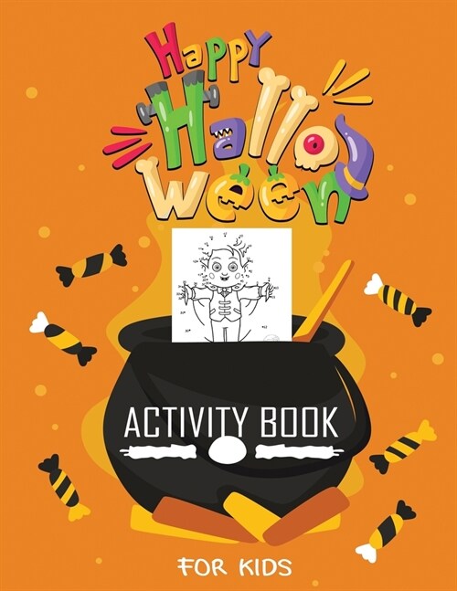 Halloween Activity Book For Kids: A fun Kids Workbook Halloween season and scary Halloween (Paperback)