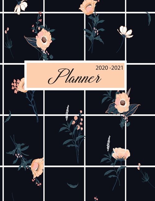 2020-2021 Planner: Two Year Planner 24 Month Planner Weekly and Monthly Jan 2020- Dec 2021 -Calendar Planner-To Do List-Academic Schedule (Paperback)