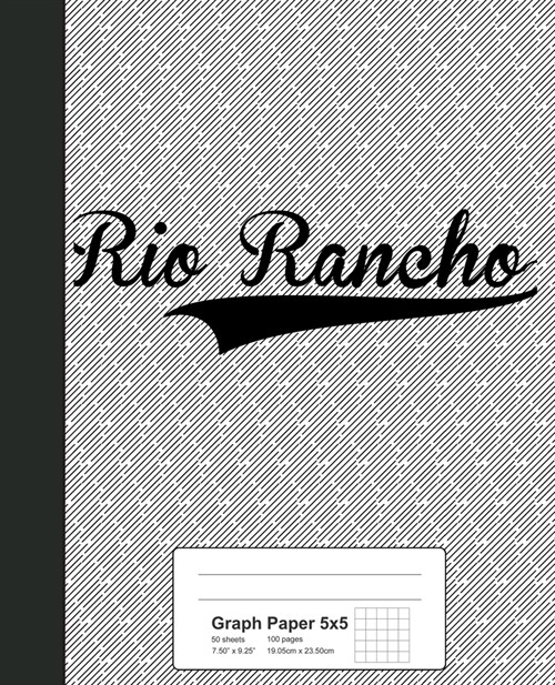 Graph Paper 5x5: RIO RANCHO Notebook (Paperback)
