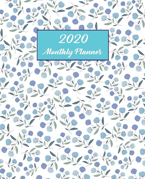 2020 Monthly Planner: Watercolor Floral Calendar (Paperback)