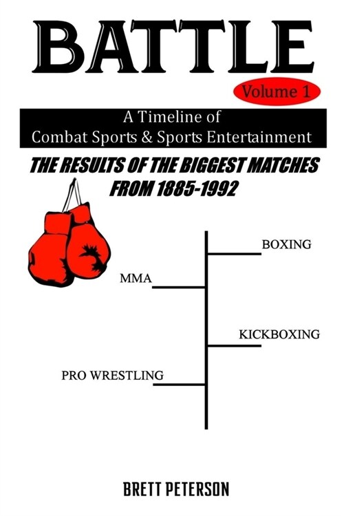 Battle Volume 1 - A Timeline of Combat Sports & Sports Entertainment: The Results of the Biggest Matches from 1885 to 1992 (Paperback)