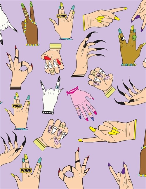 Nail Art Manicurist Notebook Journal Diary (Paperback)