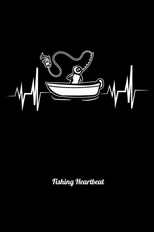 Fishing Heartbeat: Blank Comic Book Sketchbook For Kids And Adults To Draw Your Own Cartoon For Fly Fishing Lovers, Boat Enthusiasts And (Paperback)