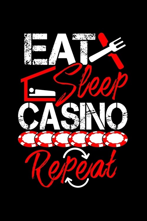 Eat Sleep Casino Repeat: Blank Comic Book Sketchbook For Kids And Adults To Draw Your Own Cartoon For Gambling Lovers, Casino Fans And Everyone (Paperback)