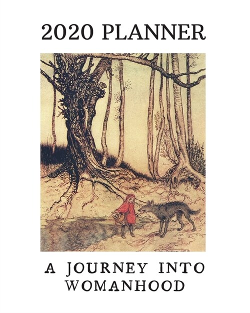 2020 Planner: A Journey Into Womanhood: Monthly & Weekly Planner: Dot Grid Included: Perfect Gift For Travelers, Bookworms, Women [L (Paperback)