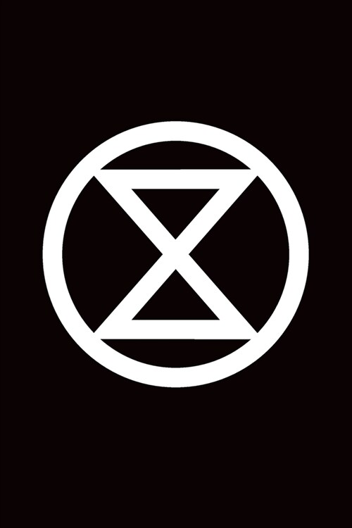 Extinction Rebellion Logo Journal With XR Badge Black White: Blank Lined 6x9 Notebook / Composition Book For Writing In (Ecological Climate Change Me (Paperback)