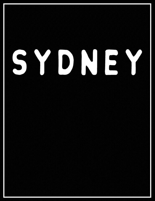 Sydney: Black and white Decorative Book - Perfect for Coffee Tables, End Tables, Bookshelves, Interior Design & Home Staging A (Paperback)