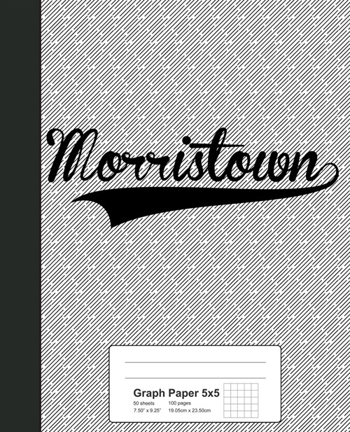 Graph Paper 5x5: MORRISTOWN Notebook (Paperback)