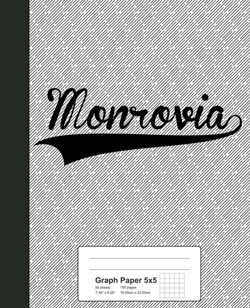 Graph Paper 5x5: MONROVIA Notebook (Paperback)