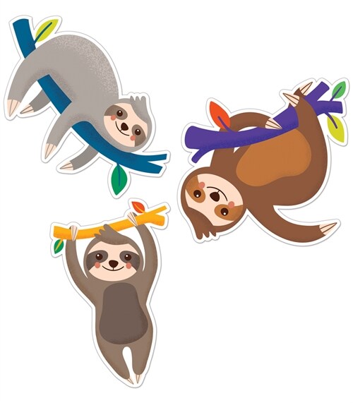 One World Sloths Cutouts (Other)
