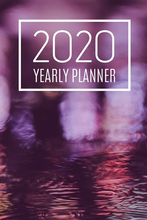 2020 Planner: Pink Reflections: Annual Planner (6 x 9 inches, 136 pages, weekly spreads) (Paperback)