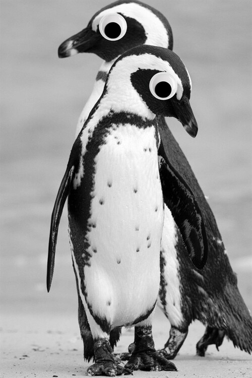 Googly Eye Penguins Journal: 100-page blank lined journal featuring penguins with googly eyes (Paperback)