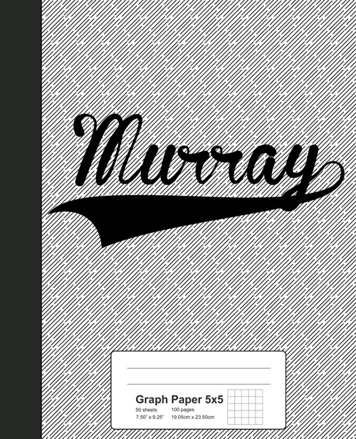 Graph Paper 5x5: MURRAY Notebook (Paperback)