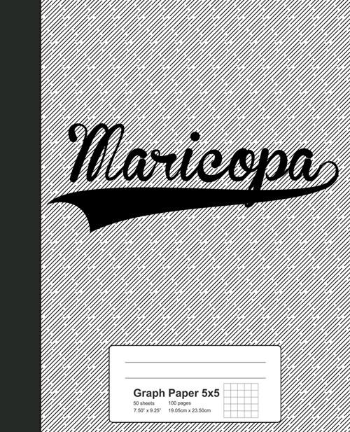 Graph Paper 5x5: MARICOPA Notebook (Paperback)