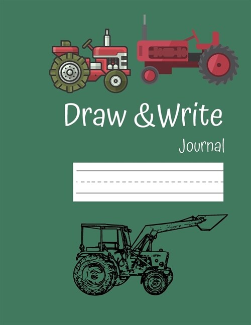 DRAW and WRITE Journal: Trains Draw and Write Journal: Grades K-2: Primary Composition Half Page Lined Paper with Drawing Space (8.5 x 11 No (Paperback)