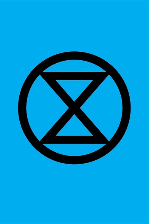 Extinction Rebellion Logo Journal With XR Badge Blue: Blank Lined 6x9 Notebook / Composition Book For Writing In (Ecological Climate Change Message) (Paperback)