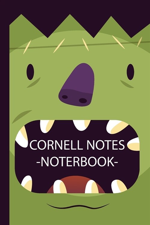 Cornell Notes NoteBook: Graph Paper Composition Notebook - Grid Paper Notebook - Inspirational Quote Notebook on the Beautiful Green Creepy Ha (Paperback)