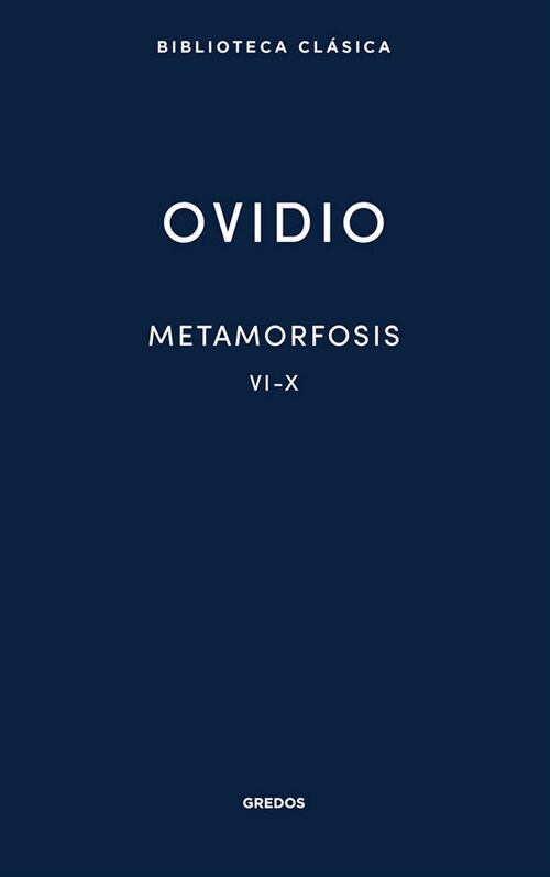 METAMORFOSIS VI-X (Hardcover)