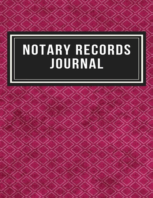 Notary Record Journal: A Notary Journal Log Book With Page Numbers ( Notary Log Book, Notary Journal, Official Notary Journal, Public Notary (Paperback)
