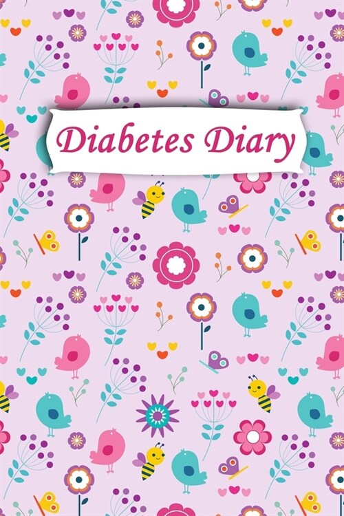 Diabetes Diary: Professional Glucose Monitoring - 2 Year Diary - Daily Record of your Blood Sugar Levels (before & after meals + bedti (Paperback)