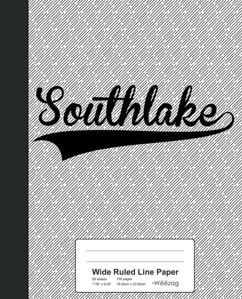 Wide Ruled Line Paper: SOUTHLAKE Notebook (Paperback)