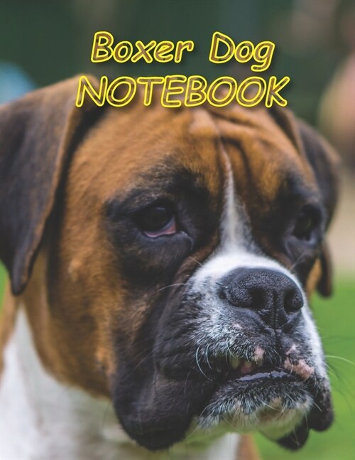 Boxer Dog NOTEBOOK: Notebooks and Journals 110 pages (8.5x11) (Paperback)