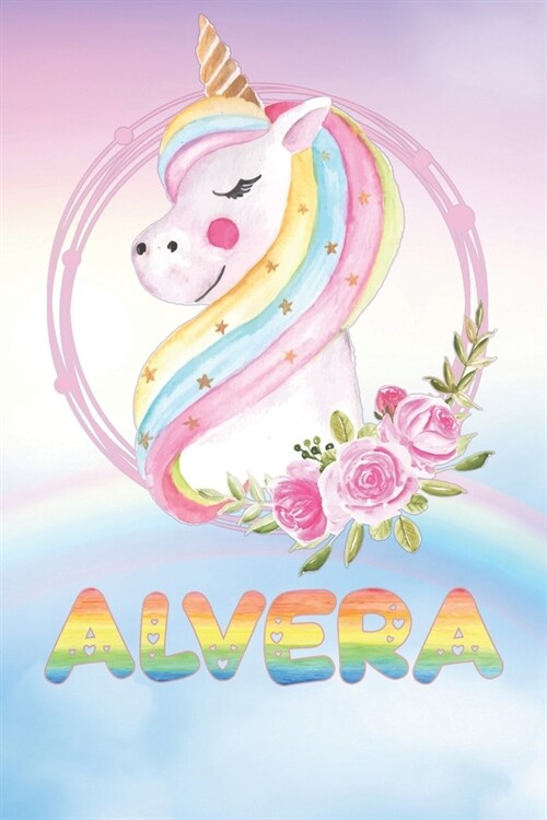 Alvera: Want To Give Alvera A Unique Memory & Emotional Moment? Show Alvera You Care With This Personal Custom Named Gift With (Paperback)