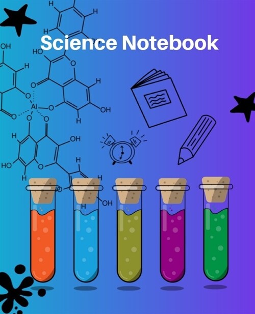 Science Notebook: Dot Grid Notebook, Dotted Paper Composition Book, Blank Journal for Math and Science Study, 7.5x9.25 in./ 100 Pages (Paperback)